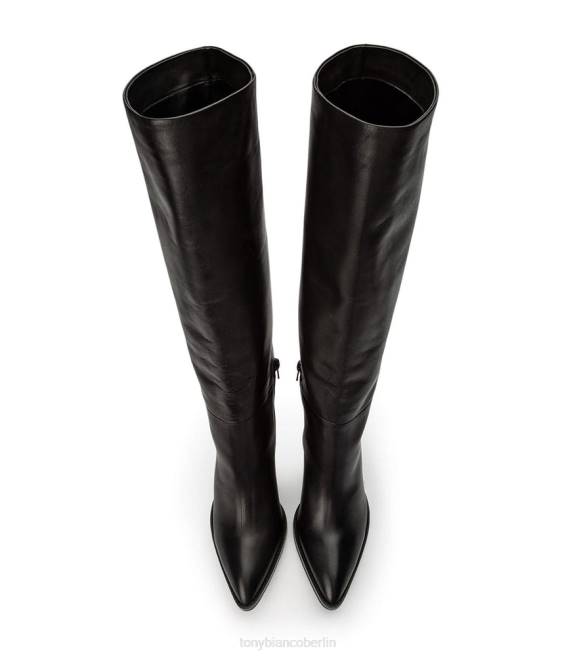 kniehohe Stiefel| de Tony Bianco Frauen Skyla-Kalbsstiefel schwarze Komo 4624449